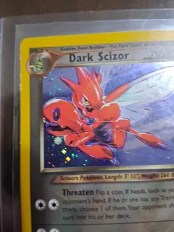 Pokemon TCG Dark Scizor Holo Rare Card 9/105 Neo Destiny Unlimited MP - Image 3