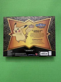 POKEMON TCG: SHINING FATES PIKACHU V BOX | 4 Booster Packs SEALED 820650828690 - Image 2