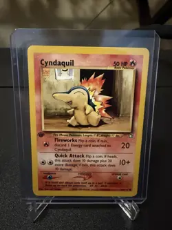 20001 Pokemon 1st Edition Neo Genesis Cyndaquil 57 | Pack Fresh - Image 1
