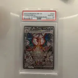 2023 POKEMON OBF EN-OBSIDIAN FLAMES #223 CHARIZARD EX PSA 10 223/197 - Image 1