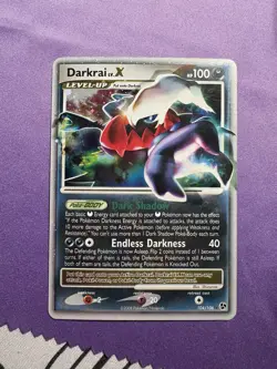 Pokemon TCG Darkrai LV.X Ultra Rare Card 104/106 Great Encounters - Image 1