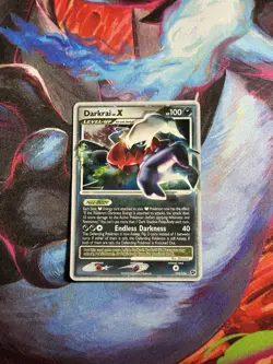 Pokemon TCG Great Encounters Darkrai LV.X 104/106 Holo Ultra Rare Card 2008 - Image 1