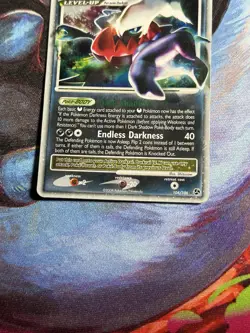 Pokemon TCG Great Encounters Darkrai LV.X 104/106 Holo Ultra Rare Card 2008 - Image 3