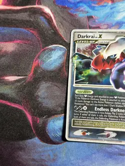 Pokemon TCG Great Encounters Darkrai LV.X 104/106 Holo Ultra Rare Card 2008 - Image 4