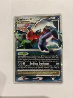 Pokemon TCG Darkrai LV.X Holo Rare Card 104/106 Great Encounters Series - Image 1