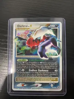 Pokemon Darkrai LV.X Holo Rare TCG Card 104/106 Great Encounters Series MP - Image 1