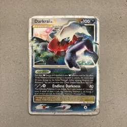 Pokemon TCG Great Encounters Darkrai LV.X 104/106 Holo Ultra Rare Card - Image 1