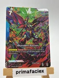 Gundam Card - Gundam Epyon - GD02-002 LR+ - Image 1