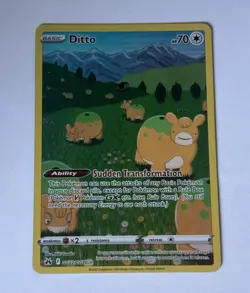 Ditto GG22/GG70 Crown Zenith: Galarian Gallery Holo NM Pokemon TCG - Image 1
