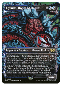 MTG: Showcase Gyruda, Doom of Depths - Rare - Multiverse Legends (MUL) - M/NM - Image 1