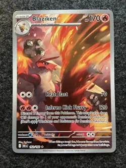 Blaziken 192/182 Destined Rivals Illustration Rare 2025 Pokemon TCG Card NM - Image 1