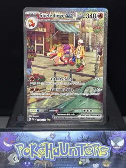 Pokemon Card Skeledirge ex 258/193 Special Illustration Rare Paldea Evolved NM - Image 1