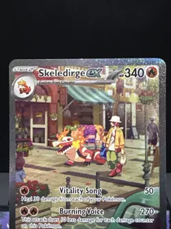 Pokemon Card Skeledirge ex 258/193 Special Illustration Rare Paldea Evolved NM - Image 2