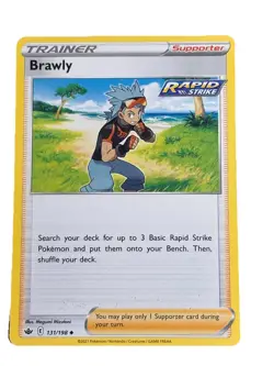 New: 2021 Pokemon TCG Brawly 131 Chilling Reign Regular Uncommon - Image 1