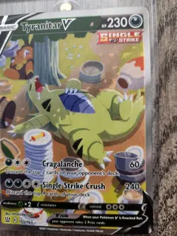 Tyranitar V (Alternate Full Art) 155/163 Swsh05: Battle Styles Holo (NM) Pokemon - Image 3