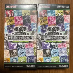 Yugioh Duel Monsters Limited Pack Stamp Edition 2 Boxes set Sealed japanese F/S - Image 1