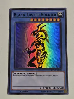 Black Luster Soldier DPBC-EN006 1st Edition Yugioh Battle City Super Rare LP - Image 1