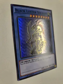 Black Luster Soldier DPBC-EN006 1st Edition Yugioh Battle City Super Rare LP - Image 2