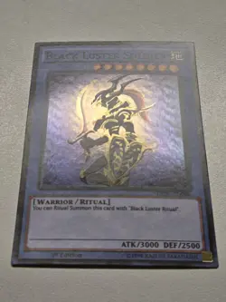 Black Luster Soldier DPBC-EN006 1st Edition Yugioh Battle City Super Rare LP - Image 3