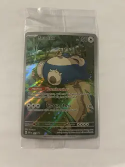 Snorlax - SVP051 - Pokemon Scarlet & Violet Promo SEALED Ultra Rare Card NM - Image 1