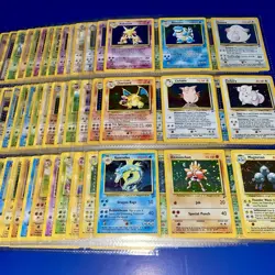 Complete Master Base Set 2 130/130 WOTC Vintage Pokemon Cards Charizard HOLO - Image 1