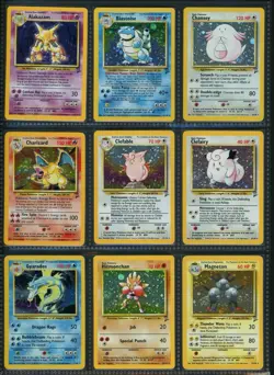 Complete Master Base Set 2 130/130 WOTC Vintage Pokemon Cards Charizard HOLO - Image 3