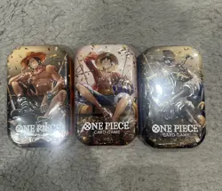 One Piece Tin Pack Set Vol 2 Set of 3 I TS-02 OP-13 I Factory Sealed ✅ - Image 1