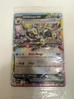 Pokemon TCG Umbreon ex - 060/131 (Prismatic Evolutions Stamp) Promo Card SEALED - Image 3