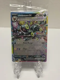 Pokemon TCG Umbreon ex - 060/131 (Prismatic Evolutions Stamp) Promo Card SEALED - Image 1