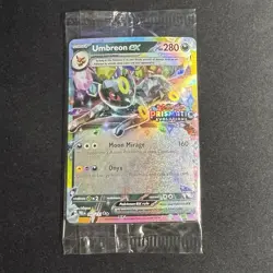 Pokemon TCG Umbreon ex Prismatic Evolutions Stamp Promo Card 060/131 - SEALED - Image 1