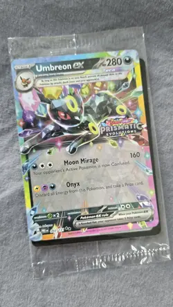 Pokemon TCG Umbreon ex - 060/131 (Prismatic Evolutions Stamp) Promo Card SEALED - Image 1
