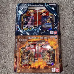 One Piece TCG Illustration Box Vol.5 & Vol.6 New Sealed ENGLISH - IBO5 - IBO6 ✅ - Image 1
