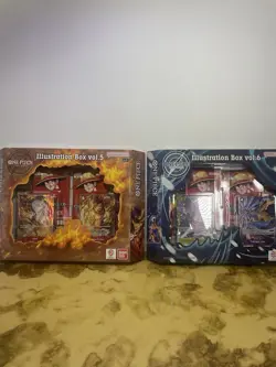 ⭐FREE AU SHIP⭐ One Piece TCG Illustration Box Vol. 5 & 6 IB-05 & IB-06 SEALED - Image 1