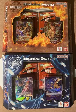 One Piece TCG Illustration Box Vol.5 & Vol.6 - SEALED BUNDLES & IN HAND - Image 1