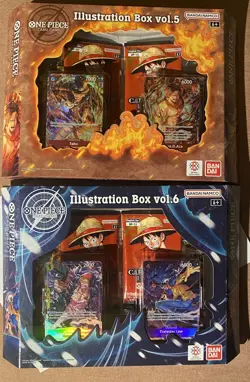 One Piece TCG Illustration Box Vol.5 & Vol.6 - SEALED BUNDLES & IN HAND - Image 2