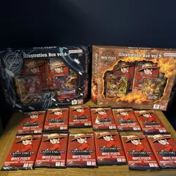 One Piece TCG Illustration Box Vol 5&6 and 12x OP13 booster packs - sealed eng - Image 1