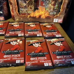 One Piece TCG Illustration Box Vol 5&6 and 12x OP13 booster packs - sealed eng - Image 5