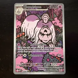 Pokemon TCG ‘Houndstone 145/132’ IR - Mega Evolution - English - Image 1