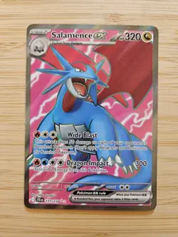 Salamence ex 177/159 (JTG) Journey Together NM Full Art Pokemon Card - Image 1