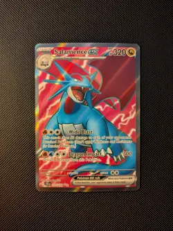Pokemon Card Salamence ex 177/159 Journey Together Full Art Ultra Rare NM - Image 1