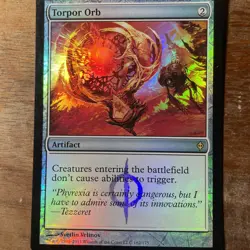Torpor Orb New Phyrexia Foil - Image 1