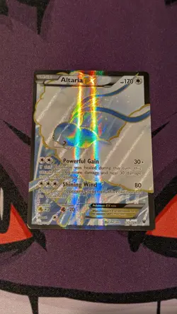 Pokemon Card Altaria EX 123/124 XY Fates Collide Ultra Rare Full Art Holo LP - Image 1