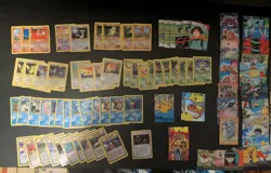 Classic Pokemon Card Lot (Gym Heroes, Fossil, Topps) 1999-2001 - Image 1