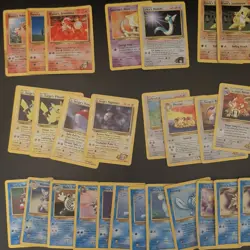 Classic Pokemon Card Lot (Gym Heroes, Fossil, Topps) 1999-2001 - Image 2