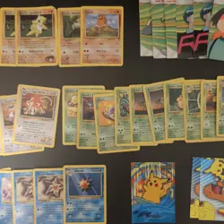Classic Pokemon Card Lot (Gym Heroes, Fossil, Topps) 1999-2001 - Image 3