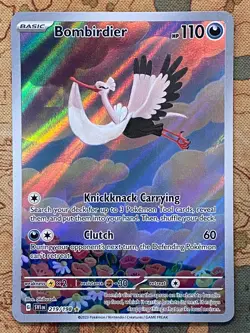 Pokemon Card TCG - Bombirdier 219/198 Illustration Rare Scarlet & Violet NM - Image 2
