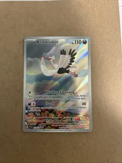 Pokemon TCG Bombirdier Illustration Rare Card Scarlet & Violet 219/198 - Image 1