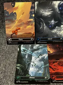 MTG Edge Of Eternities (Non-Foil) Full Art Lands Set - Image 2
