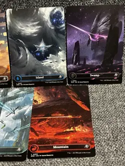 MTG Edge Of Eternities (Non-Foil) Full Art Lands Set - Image 3