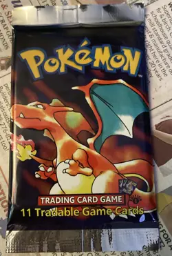 POKEMON TCG 1ST EDITION BASE SET BOOSTER PACK FACTORY SEAL SHADOWLESS CHARIZARD - Image 3
